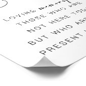 Gedenkzeichen für Hochzeiten, Poster für Kerzen, P (Ecke)