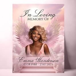 Gedenkzeichen "Rosa Engel" Poster