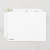 Gedicht an einen Freund Postkarte (Vorne/Hinten)