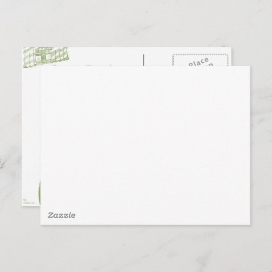 Gedicht an einen Freund Postkarte (Vorne/Hinten)