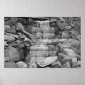 Gedicht an Eltern der Braut (von Bride) Poster (Vorne)