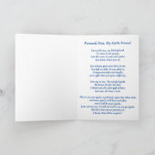 Gedicht: Beileid für Haustiere, POBY, geklappte Be Karte (Innenseite)