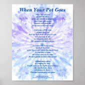 Gedicht: Beileid PB Poster Matte (Vorne)