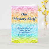 Gedicht: Besondere Erinnerungen eines Begleiters, Karte (Gelbe Blume)