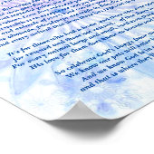 Gedicht: Besondere Erinnerungen eines Begleiters,  Poster (Ecke)