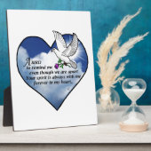 Gedicht "Bird Heart" Fotoplatte (Seite)