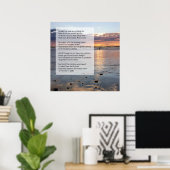 Gedicht - bleiben poster (Heimbüro)