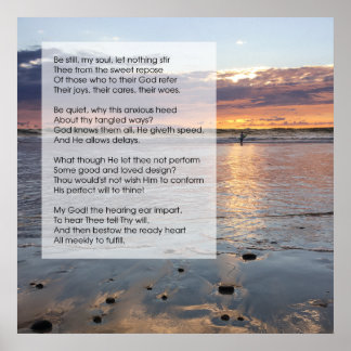 Gedicht - bleiben poster
