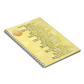 Gedicht das aufgehende Sonne durch John Donne Notizblock (Rechte Seite)