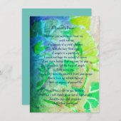 Gedicht der Beerdigung Verlust des Beileids zum Do Ankündigung (Vorne/Hinten)