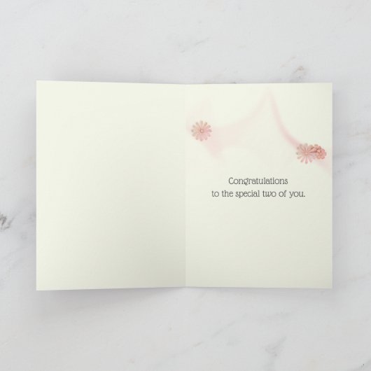 Gedicht der Blumenzwiebeln Karte (Innenseite)