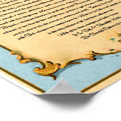 Gedicht der Desiderata von Max Ehrmann Paris Postc Poster (Ecke)