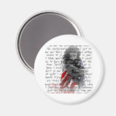 Gedicht der Ehefrau Magnet (Vorderseite/Rückseite)