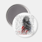 Gedicht der Ehefrau Magnet (Vorderseite/Rückseite)