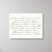 Gedicht der Leinwand (Vorderseite)