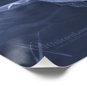 Gedicht der verzauberten Eule Poster (Ecke)