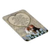 Gedicht der Weißen Liebe Magnet (Rechte Seite)