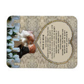 Gedicht der Weißen Liebe Magnet (Horizontal)