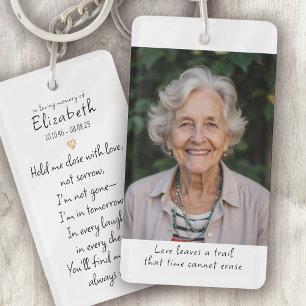 Gedicht des einfachen Goldenen Herzens Foto Schlüsselanhänger