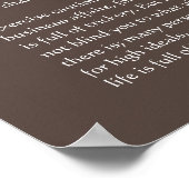 Gedicht Desiderata - Burgh Island aus Bantham Poster (Ecke)