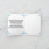 Gedicht für die 60. Frauenkarte Karte (Innenseite)