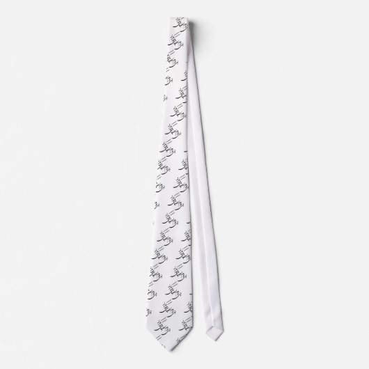 Gedicht für Menschenrechte Krawatte (Vorderseite)