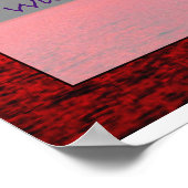 Gedicht für neue Eltern Poster (Ecke)