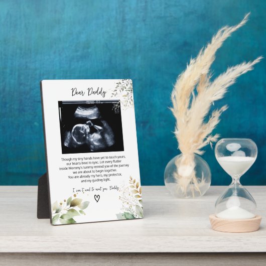 Gedicht für Papa Eukalyptus Foliage Fotoplatte (Seite)