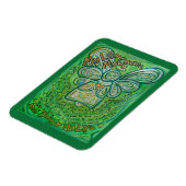 Gedicht "Green Angel Art Custom Magnet" Magnet (Linke Seite)