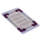 Gedicht "Großmütter" auf 4"x6" Kühlschrank. Magnet (Rechte Seite)