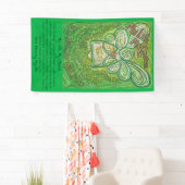Gedicht "Grüne Wächter" Angel Art Custom Banner (Insitu)