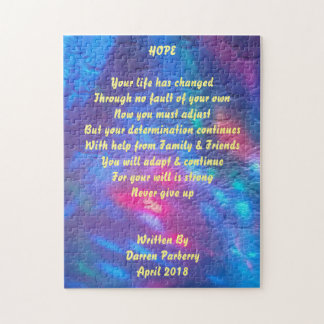 Gedicht "Hoffnung" - Puzzle