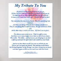 Gedicht: Hommage an ein verstorbenes Pet FL Poster