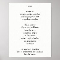 Gedicht - "hören"