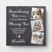 Gedicht "Hund 3"-Foto zur Erinnerung an benutzerde Fotoplatte (Vorderseite)