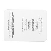 Gedicht "Ich bete für dich" Magnet (Horizontal)