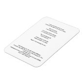 Gedicht "Ich bete für dich" Magnet (Linke Seite)