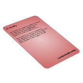 Gedicht Kitchen Magnet - Auf Demut (Rechte Seite)