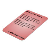 Gedicht Kitchen Magnet - Betwixt Zwei Selves (Linke Seite)