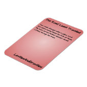 Gedicht Kitchen Magnet - Die Straße am wenigsten g (Linke Seite)