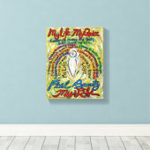 Gedicht "Krebs" Angel Gemälde "Wrapped Canvas Art" Leinwanddruck (Insitu (Holzboden))