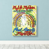 Gedicht "Krebs" Angel Gemälde "Wrapped Canvas Art" Leinwanddruck (Insitu (Holzboden))