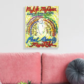 Gedicht "Krebs" Angel Gemälde "Wrapped Canvas Art" Leinwanddruck (Insitu (Wohnzimmer))