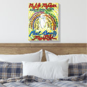 Gedicht "Krebs" Angel Gemälde "Wrapped Canvas Art" Leinwanddruck (Insitu (Schlafzimmer))