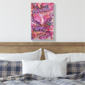Gedicht "Krebs" Angel Gemälde "Wrapped Canvas Art" Leinwanddruck (Insitu (Schlafzimmer))