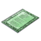 Gedicht-Liebe und Freundschaft durch Emily Bronte Notizblock (Linke Seite)