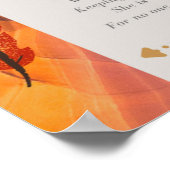 Gedicht "Maria" Poster (Ecke)