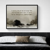 Gedicht nach Maß laden Ihre eigenen Worte Moderne Poster