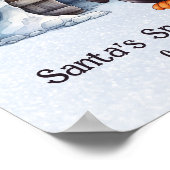 Gedicht Pastel Snow Niedlich Rhyme Penguin Weihnac Poster (Ecke)