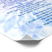 Gedicht: PB Poster Matte PB Beileid für männliche (Ecke)